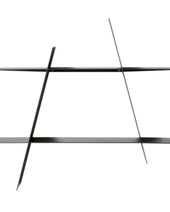 Elegant A-Shelf i Sort Stål - Dansk Design til Dit Hjem