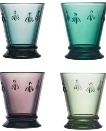 Abeille Vandglas 26 Cl - 4 Pak i Mix Farver