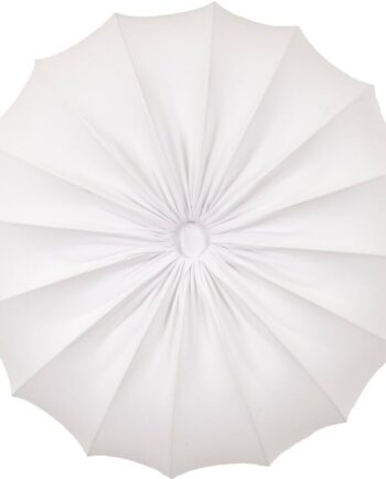 Anna Loftlampe 60 Cm i Hvid Bomuld - Elegant Belysning