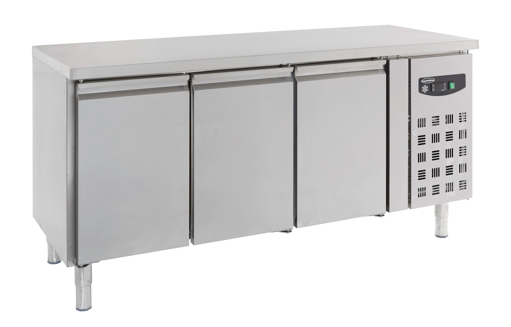 Frysebord med 3 Døre - Professionelt Køkkenudstyr