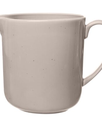 Karaffel i porcelæn 1 liter - Sandfarvet elegance