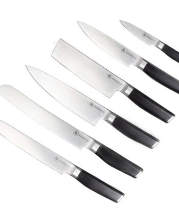 Knivsæt 6 Dele fra Brusletto - Køkkenknive på tilbud!