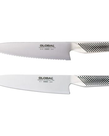 Knivsæt med 2 Global knive - G-2 og G-22 tilbud!