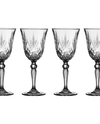 Melodia Hvidvinsglas - 4 Stk fra Lyngby Glas på tilbud!