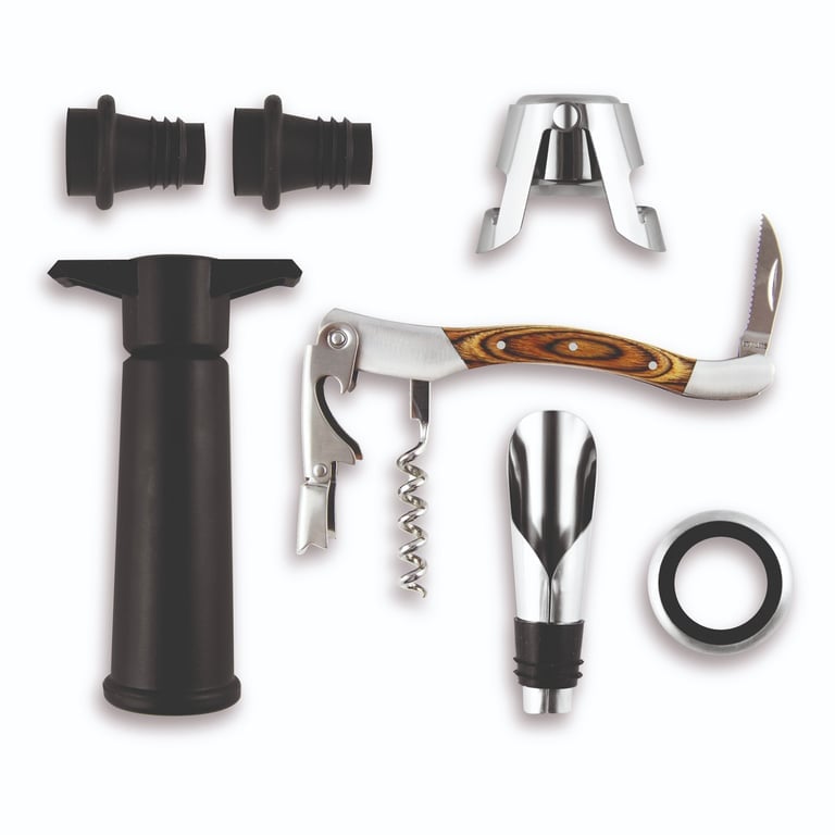 Eksklusivt 7-dele Vinsæt fra Legnoart - Perfekt til vinelskere