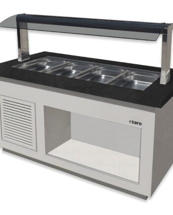 Saro Buffet Kold Model Premium Line - Hvid med Granit Top