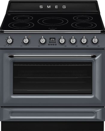 Smeg Victoria Induktionskomfur 90 cm - Grå Udsalg!