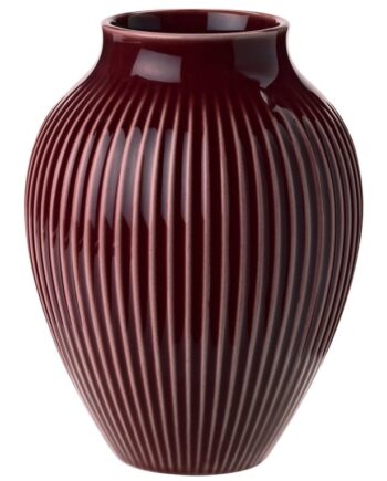 Vase 12,5 cm Ripple Berry – Tidløs elegance til hjemmet