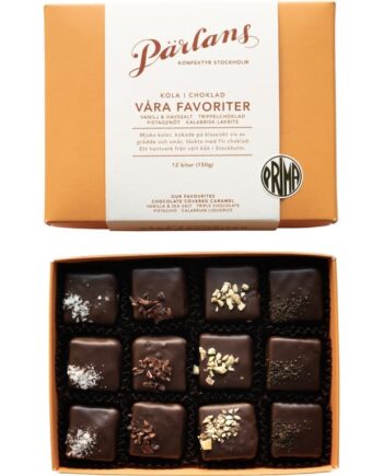 Vores Favoritter Chokolade - 12 Stk fra Pärlans
