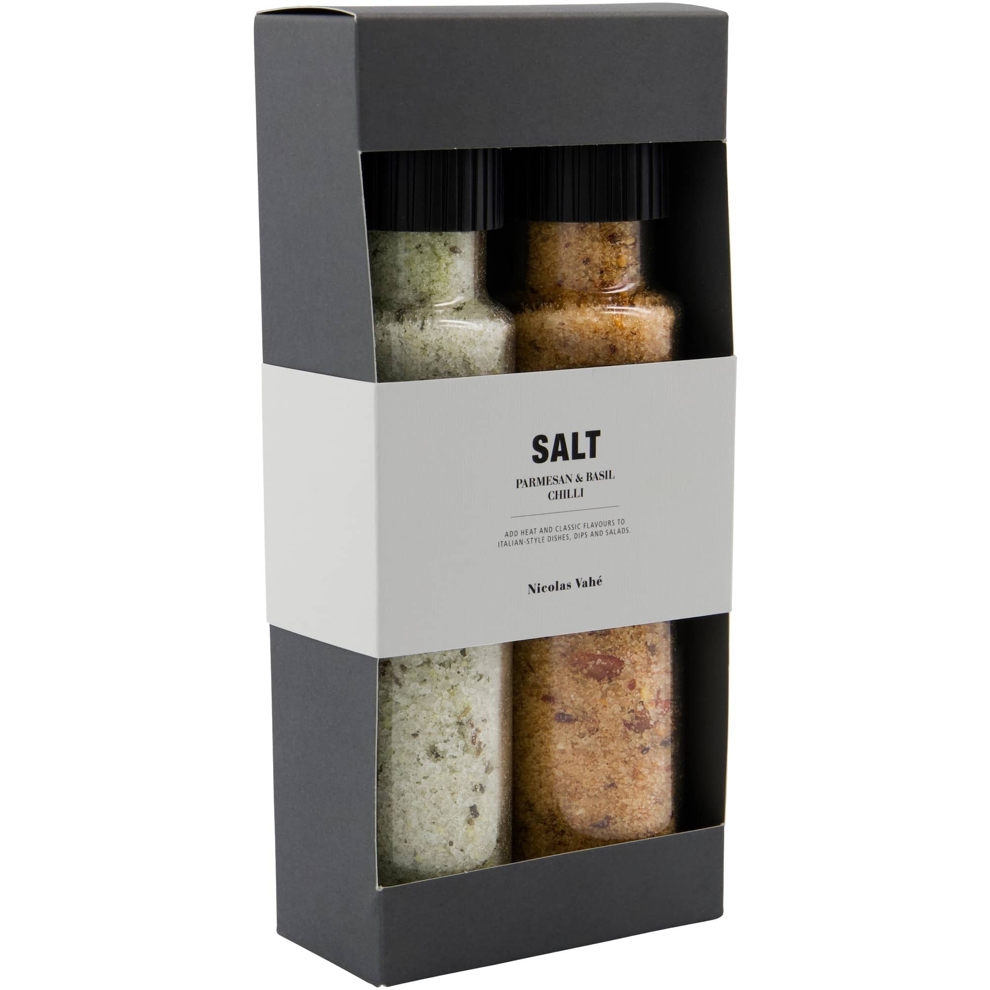 Parmesan og Basil Salt Gaveæske - Smag fra Italien