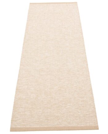 Sam Gulvtæppe 225x70 Cm - Beige Vanilla fra Pappelina