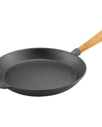 Støbejernstegepande 24 cm i Bøg - Udsalg!