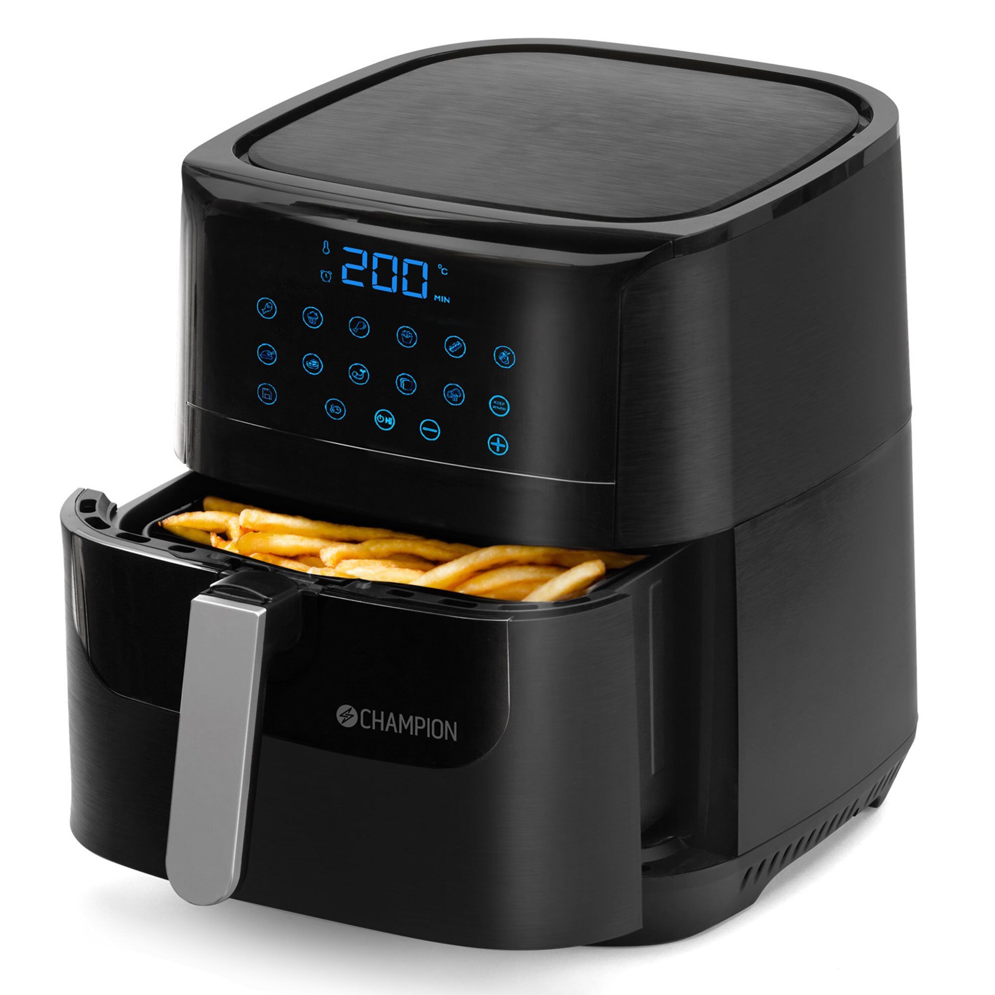 Ceramic Xl Af600 Airfryer 5 5 Liter  Sort