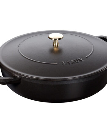 Chistera Sautérgryde 24cm Sort - Perfekt til simreretter!