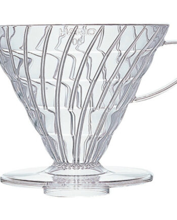 3 Kop V60 Dripper i Klar Plast til Kaffe
