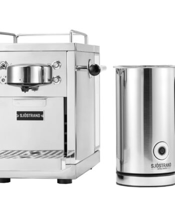 Espressomaskine med Mælkeskummer - Perfekt til Kaffeelskere!