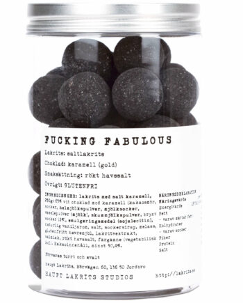 Fucking Fabulous Lakrids 250 G - Søde Delikatesser