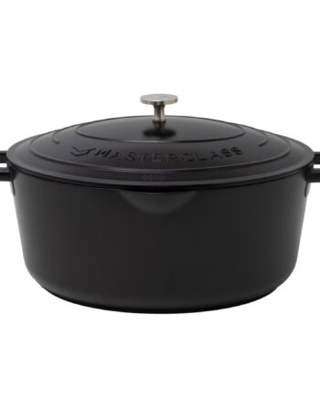 Oval Gryde 6 Liter i Mattsort fra Master onerror=