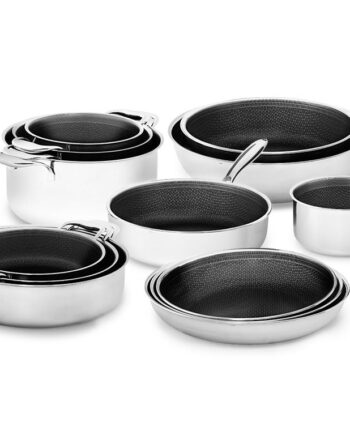 Handleless 13 Pcs Mixed Cookware Set With Detachable Handle