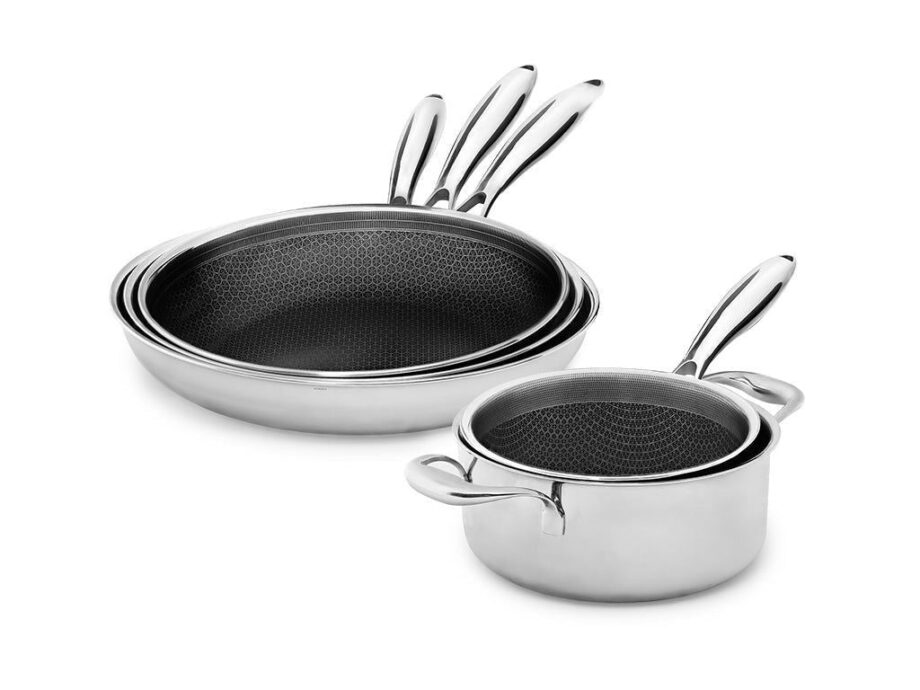 Køkkensæt i 5 Dele - Hybrid Non Stick Onyx Cookware