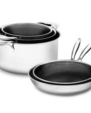 Køkkensæt i 5 Dele - Hybrid Non Stick Onyx Cookware