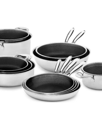 Komplet Sæt   13 Dele Gryde  Og Pandesæt   Onyx Cookware