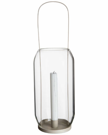 Elegant Beige Lanterne til Kronelys - 13 cm fra Ernst