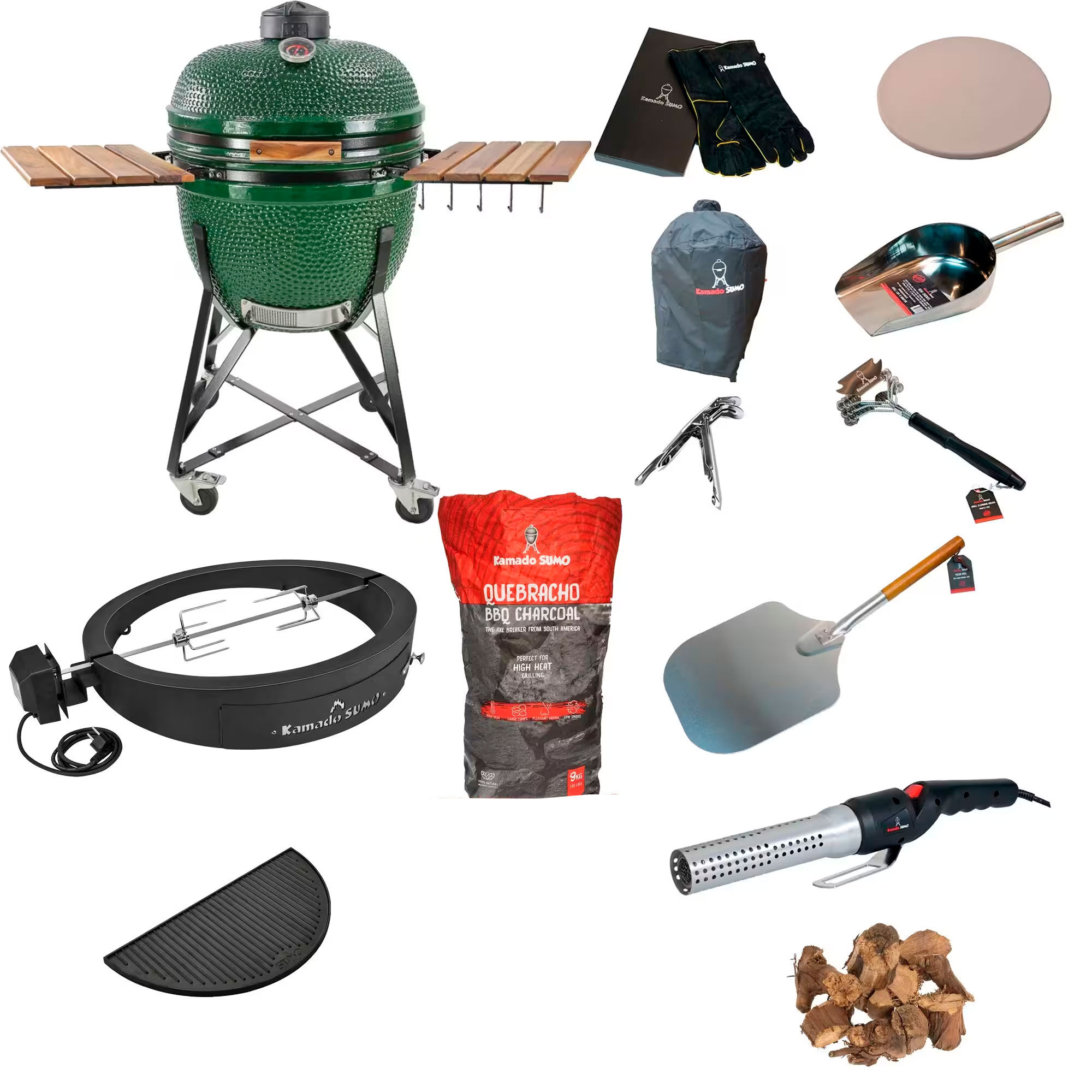Maxi Deluxe Pakke Grøn - Ultimativ Grilloplevelse!