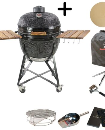 Maxi Kulgrill M med Tilbehør - Sort på Tilbud!