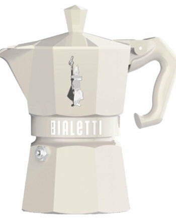 Mokkabrygger til 3 Kopper - Hvid fra Bialetti
