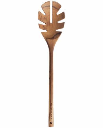 Teak Pastaske 34 Cm - Håndlavet Kvalitet fra Nordhamn