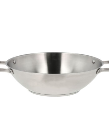 Pillivuyt Roya Wokpande 28 cm i Rustfrit Stål - Tilbud!