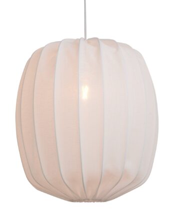 Prisma Loftslampe I Hør 45 Cm  Hvid