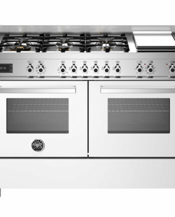 Professionelt Gaskomfur 120 Cm Hvid - Bertazzoni Tilbud!