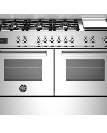 Pro126g2ext Professionelt Gaskomfur i Rustfrit Stål 120 cm