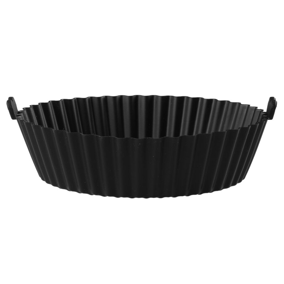 Silikoneform til Airfryer 18,5x14,5 cm - Sort tilbud!