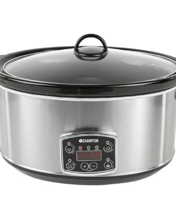 Slowcooker 6,5 Liter fra Champion – Perfekt til sund madlavning!
