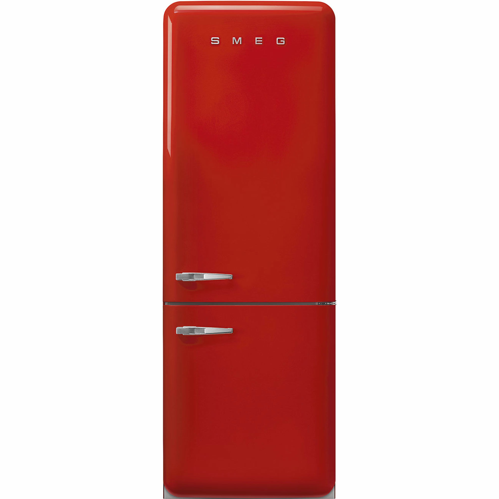 Smeg FAB38RRD6 Højrehængt Køle/Fryser i Rød 70 cm