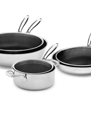 6 Dele Køkkensæt   Hybrid Non Stick Onyx Cookware Køkkensæt   Onyxcoockware