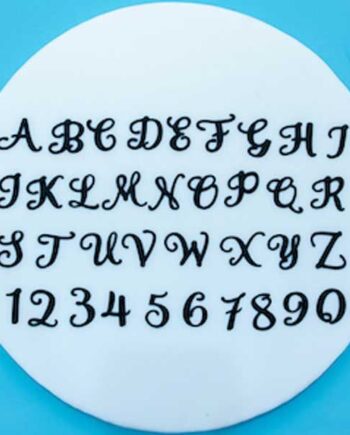 Alfabet og Tal Udstikkere - Swirly Tappits fra Fmm