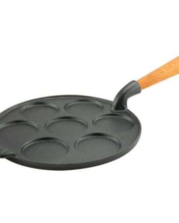 Blinisjern i Støbejern 23 cm med Bøget Håndtag - Køb nu!