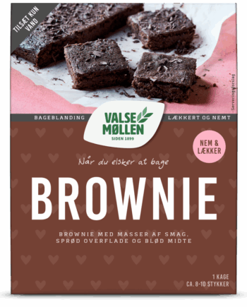 Brownie Mix fra Valsemøllen - Klar til Bagning!