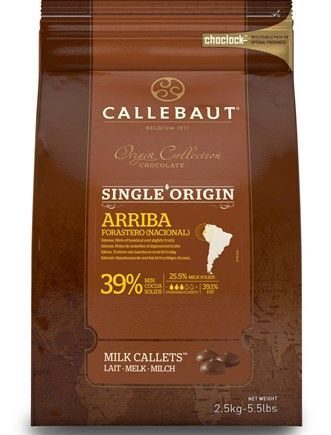 Callebaut Chokolade Callets Arriba 2,5 kg - Black Friday Tilbud!