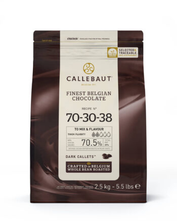 Callebaut Ekstra Mørk Chokolade Callets 70% - 2,5 kg