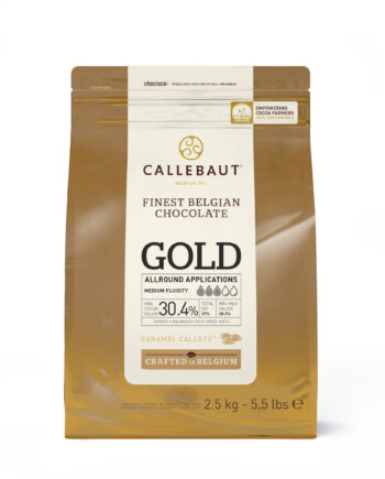 Callebaut Chokolade Callets Gold 2,5 kg - Fantastisk tilbud!
