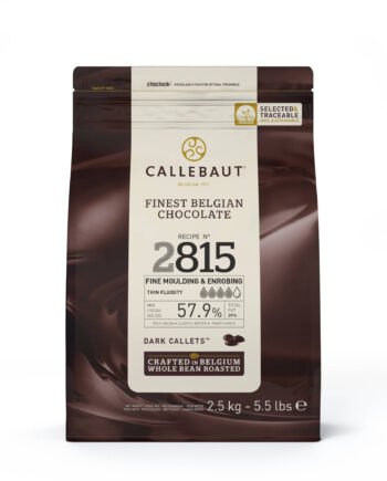 Callebaut Mørk Chokolade Callets 2815 - 2,5 kg tilbud!