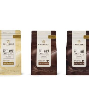 Callebaut Chokolade Callets 3x1 Kg - Lys, Hvid & Mørk