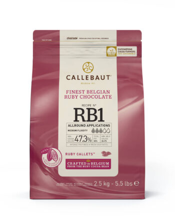 Callebaut Ruby Chokolade Callets 2,5 kg - Fantastisk Tilbud!