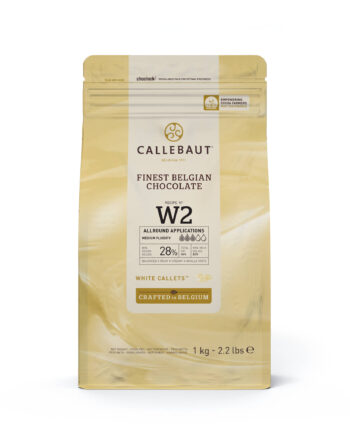 Callebaut Hvid Chokolade Callets W2, 1 Kg - Tilbud!