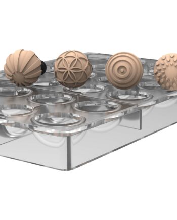 Choco Stamp Chokoladeform Sæt fra Silikomart - 4 Stempler